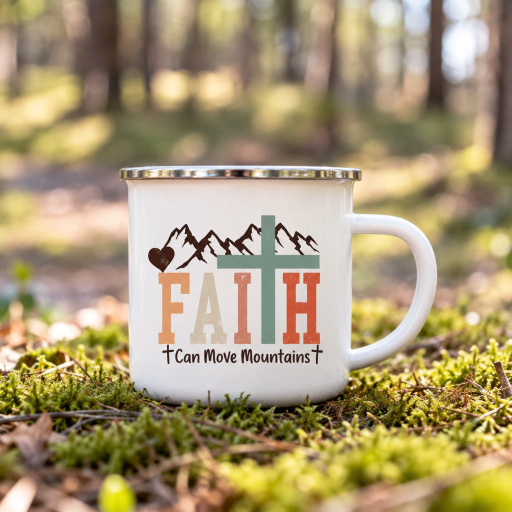 Faith Pattern Printed Mug