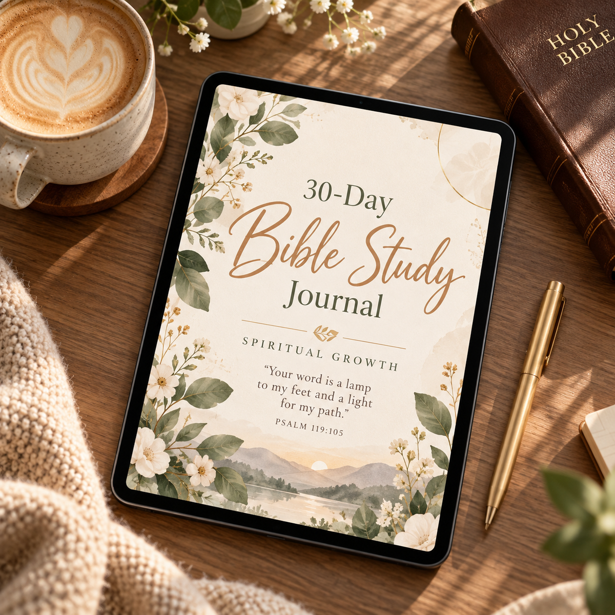 30-Day Guided Bible Study Plan digital download