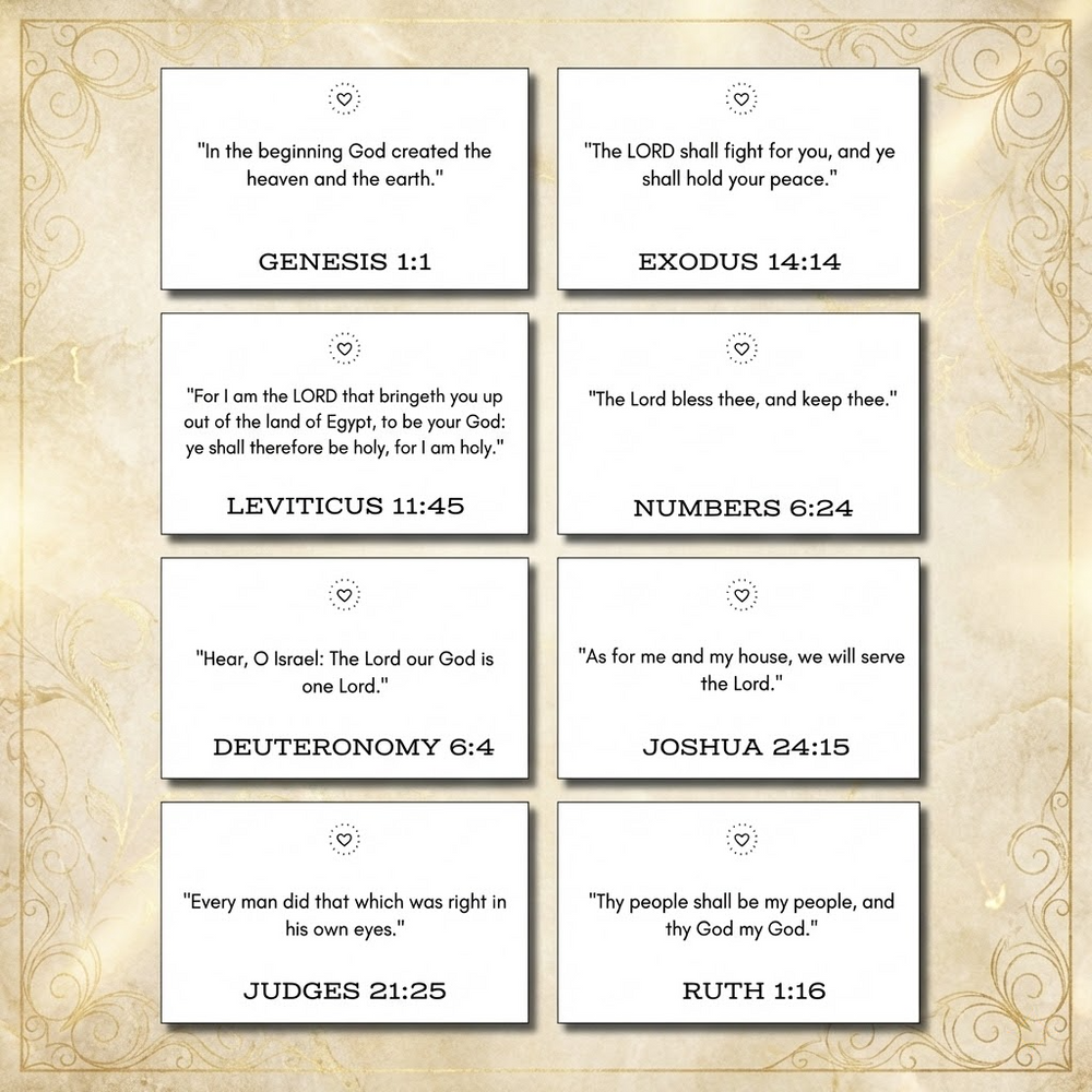 Bible Memory Verse Cards printable digital download