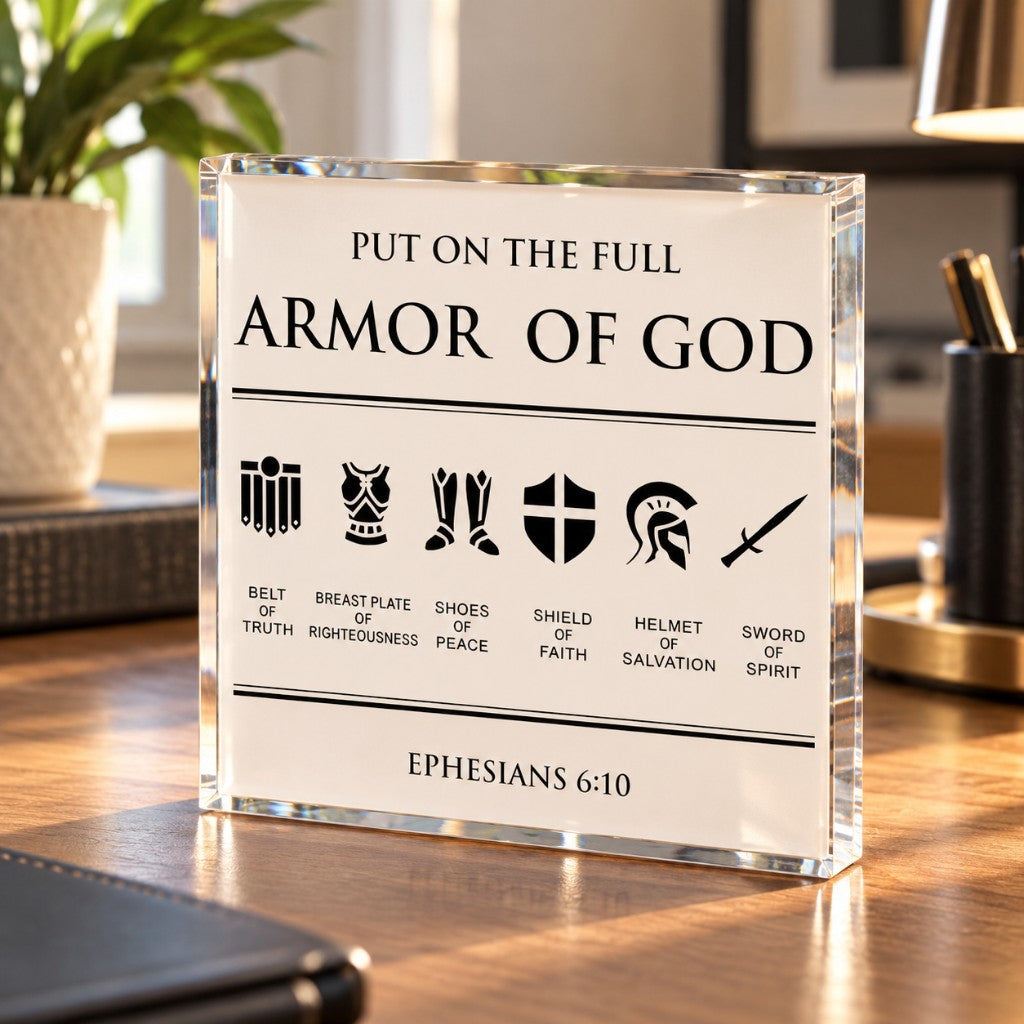 Christian Acrylic Desk Sign