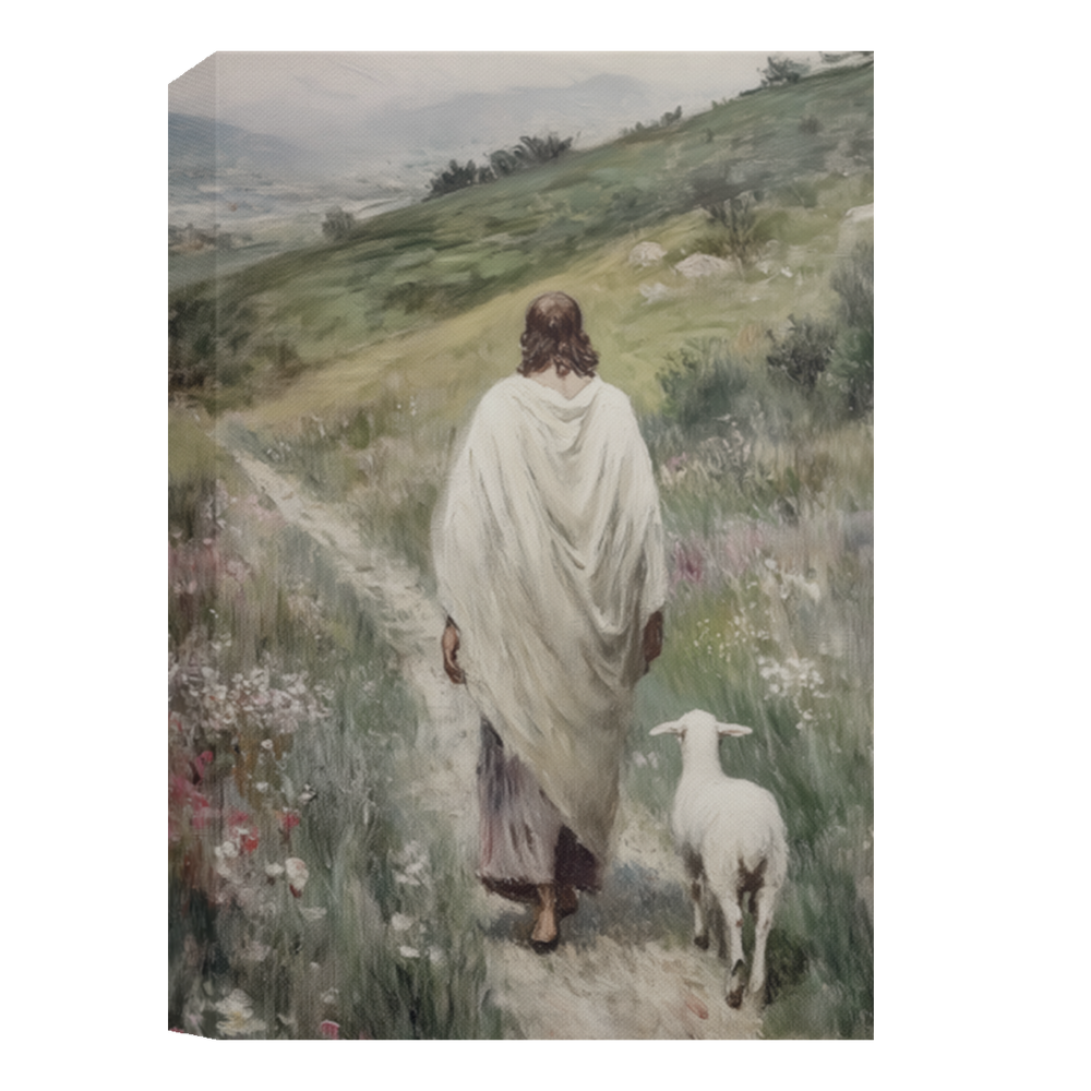 Good Shepherd Jesus Canvas wall art 12 x 18