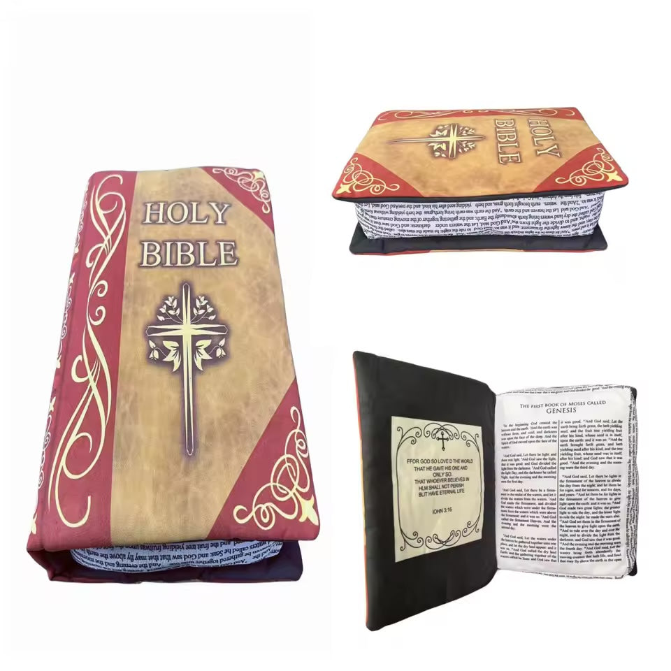 Holy Bible Pillow Book Plush