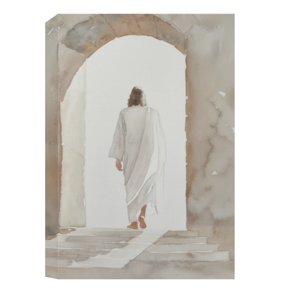 Jesus Leaving The Tomb Canvas wall art 12 x 18
