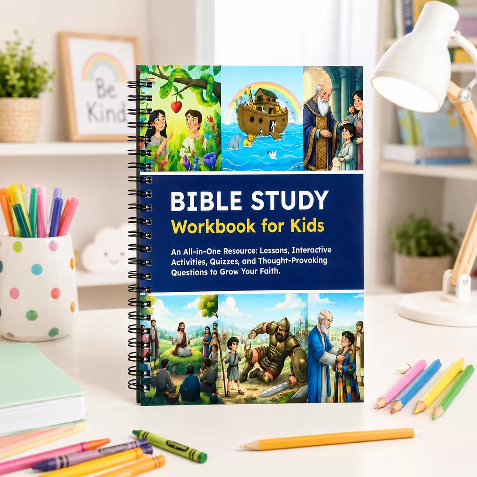 Kids Interactive Bible Study Devotional Notebook