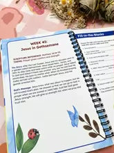 Kids Interactive Bible Study Devotional Notebook
